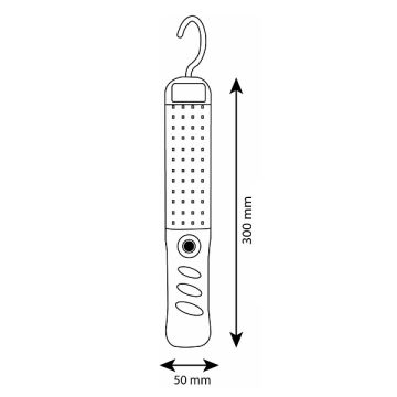 NOAS YL05-4001 ORTACA 7 Watt Şarjlı Servis Lambası