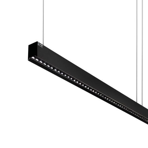 GOYA GY 8042-60 Siyah/Beyaz Kasa 40 Watt 60 cm Lensli Lineer Sarkıt Armatür
