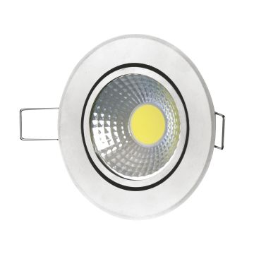 FORLIFE FL-2064 5 Watt Sıva Altı Krom LED Spot (Metal Kasa)