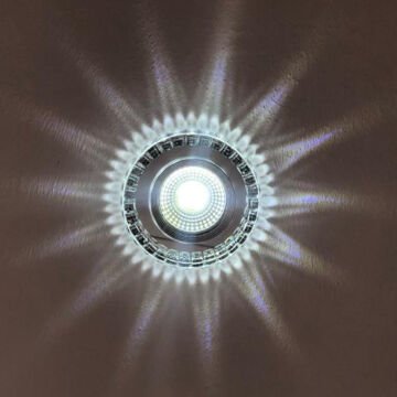 MOLLED MOL547 Yuvarlak LED Kristal Spot (Çerçeve Işıklı)