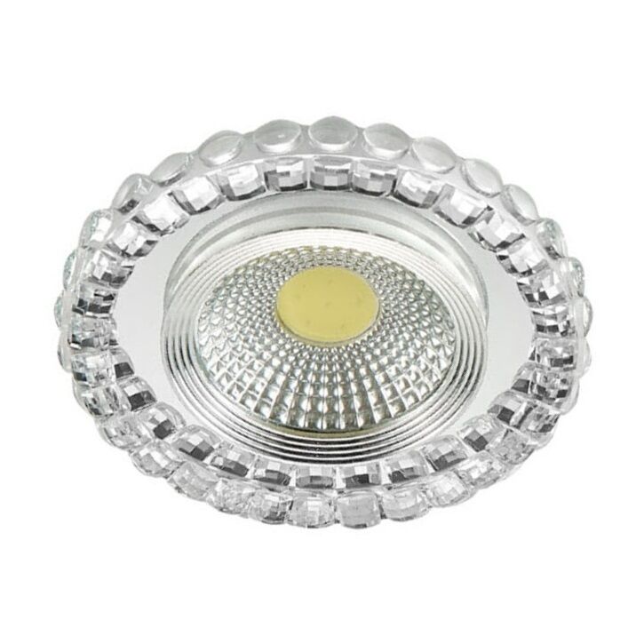 MOLLED MOL547 Yuvarlak LED Kristal Spot (Çerçeve Işıklı)