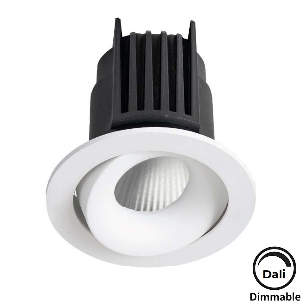 MOLLED MOL6106BM Dali Dimli 10 Watt Beyaz Kasa Sıva Altı Yuvarlak LED Spot (SAMSUNG/OSRAM/PHILIPS LED & EAGLERISE/PHILIPS/LIFUD Driver)