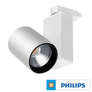 Braytron BD30-50330 Beyaz Kasa 30 Watt Trifaze PHILIPS LED Ray Spot - Beyaz Işık (6500K)