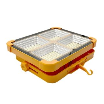 NOAS YL71-0409-S 400 Watt Dimli LED Portatif Solar Projektör - 4 Fonksiyonlu (Beyaz + Ilık Beyaz + Gün Işığı + SOS Modu)