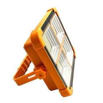 NOAS YL71-0409-S 400 Watt Dimli LED Portatif Solar Projektör - 4 Fonksiyonlu (Beyaz + Ilık Beyaz + Gün Işığı + SOS Modu)