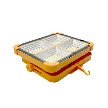 NOAS YL71-0209-S 200 Watt Dimli LED Portatif Solar Projektör - 4 Fonksiyonlu (Beyaz + Ilık Beyaz + Gün Işığı + SOS Modu)