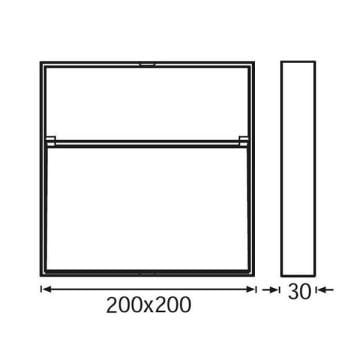 JUPITER LW453 6 Watt Antrasit Dış Mekan LED Aplik - Metal - Gün Işığı (3000K)
