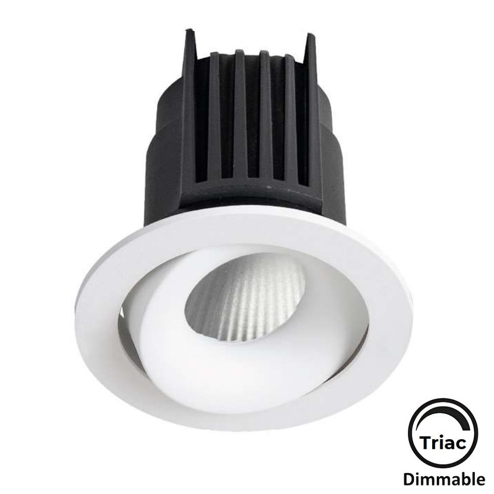 MOLLED MOL6106BM Triac Dimli 8 Watt Beyaz Kasa Sıva Altı Yuvarlak LED Spot (SAMSUNG/OSRAM/PHILIPS LED & EAGLERISE/PHILIPS/LIFUD Driver)