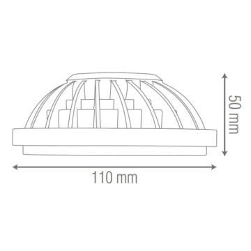 goldX ZE842 18 Watt AR111 LED Ampul