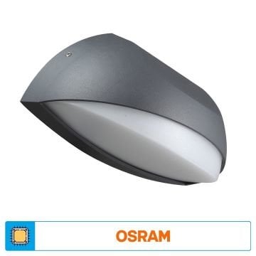 ACK AG40-00502 6 Watt Siyah Dış Mekan LED Aplik - OSRAM LED - IP54 - Gün Işığı (3000K) - Metal Gövde