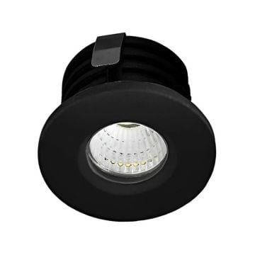 ACK AH06-00161 3 Watt Siyah Kasa Mini LED Spot - Mavi Işık