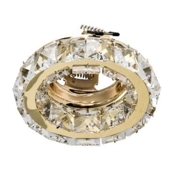 CATA CT-6640 Melinda Şeffaf-Gold Kristal Spot Kasası