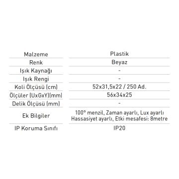 JUPITER JS477 Mini Hareket Sensörü