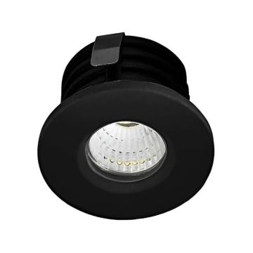 ACK AH06-00151 3 Watt Siyah Kasa Mini LED Spot - Yeşil Işık
