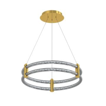 GOYA GY 8214-6060 110 Watt 60 cm Gold Dekoratif LED Avize - Gün Işığı (3000K)