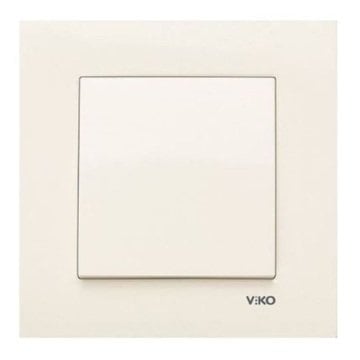 VİKO Linnera/Rollina 90441039 Linnera/Rolline İki Kutuplu Anahtar [Krem]