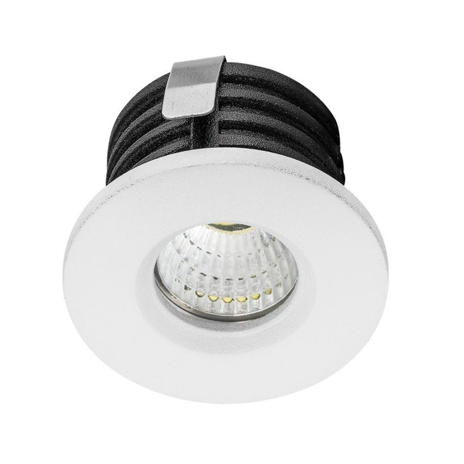 ACK AH06-00150 3 Watt Beyaz Kasa Mini LED Spot - Yeşil Işık