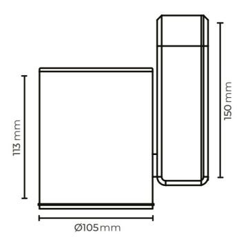 MOLLED MOL2059 Siyah/Beyaz Kasa 33 Watt LED Ray Spot (SAMSUNG/OSRAM LED & OSRAM/PHILIPS Driver)