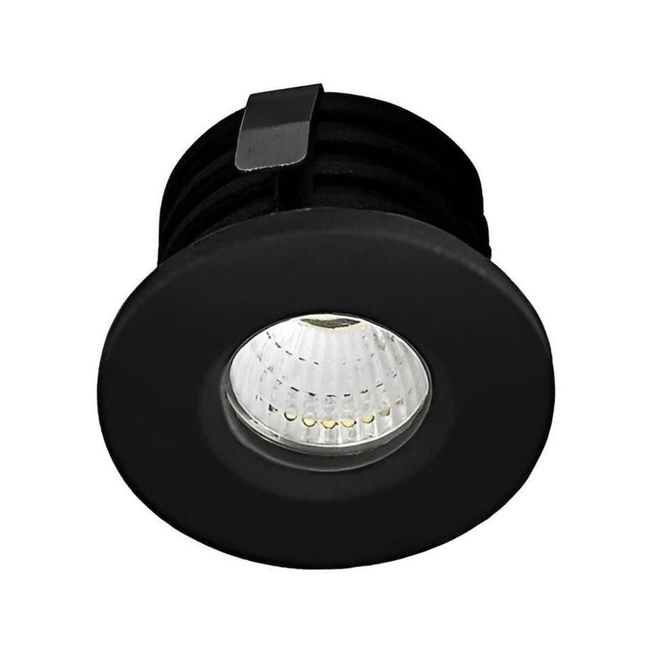 ACK AH06-00131 3 Watt Siyah Kasa Mini LED Spot - Beyaz Işık (6500K)