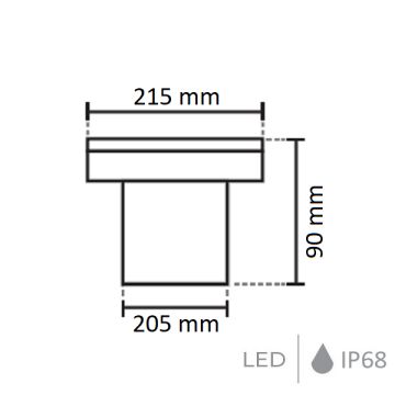 NOAS YL72-1801 18 Watt Yere Gömme LED Armatür