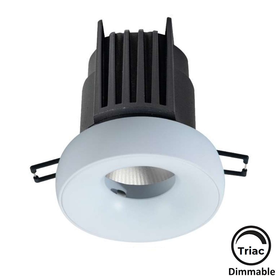 MOLLED MOL4176M Triac Dimli 8 Watt Beyaz Kasa Sıva Altı Yuvarlak LED Spot (SAMSUNG/OSRAM/PHILIPS LED & EAGLERISE/PHILIPS/LIFUD Driver)