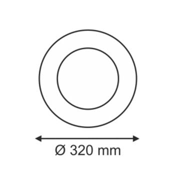 HELIOS HS 3830 150 Watt LED Yüksek Tavan Armatürü (IP65)