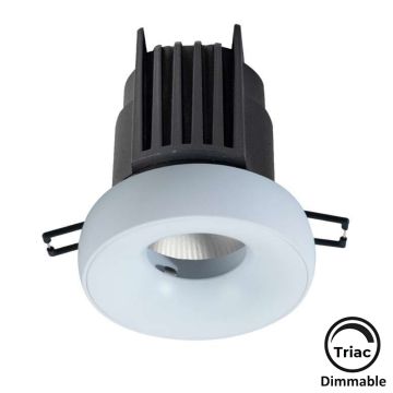 MOLLED MOL4176M Triac Dimli 10 Watt Beyaz Kasa Sıva Altı Yuvarlak LED Spot (SAMSUNG/OSRAM/PHILIPS LED & EAGLERISE/PHILIPS/LIFUD Driver)
