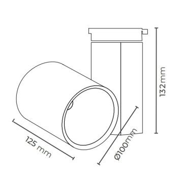 MOLLED MOL2046 Siyah Kasa 26 Watt LED Ray Spot (SAMSUNG/OSRAM LED & EAGLERISE Driver)