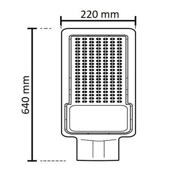 NOAS YL73-0150 150 Watt LED Sokak Armatürü - Beyaz Işık (6500K)
