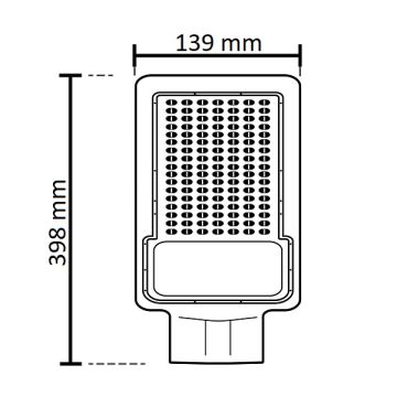 NOAS YL73-0060 60 Watt LED Sokak Armatürü - Beyaz Işık (6500K)