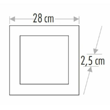 CATA CT-5274 30 Watt Sıva Üstü Kare LED Panel