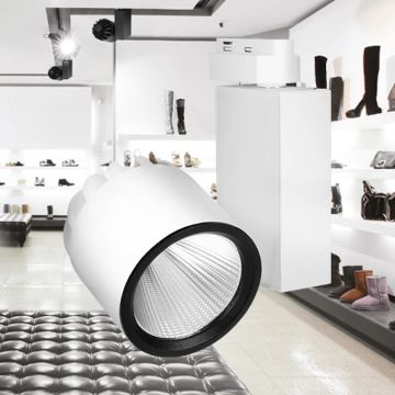 Braytron BD30-20410 Beyaz Kasa 40 Watt PHILIPS LED Ray Spot - Ilık Beyaz (4000K)