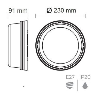 HOROZ 400-211-100 RÜZGAR GÜLÜ Opal Camlı Füme Glop Armatür (E27 Duylu)