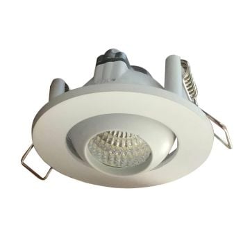 ACK AH06-00330 3 Watt Beyaz Kasa Manda Gözü LED Spot - Beyaz Işık (6500K)