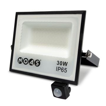 NOAS YL70-0030-S 30 Watt Sensörlü LED Projektör - Beyaz Işık (6500K)