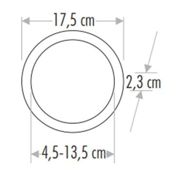 CATA CT-5647 15 Watt Sıva Altı Yuvarlak LED Panel