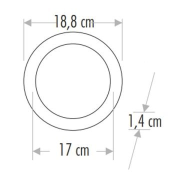 CATA CT-5148 15 Watt Sıva Altı Yuvarlak LED Panel