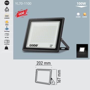 NOAS YL70-1100 100 Watt LED Projektör