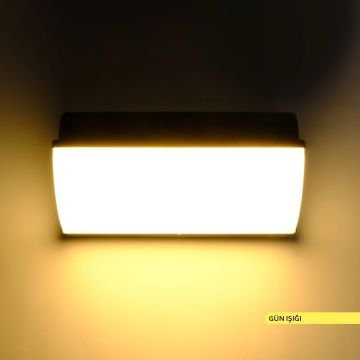 ACK AH07-06400 30 Watt Siyah Dış Mekan LED Aplik - Gün Işığı (3000K) - IP65