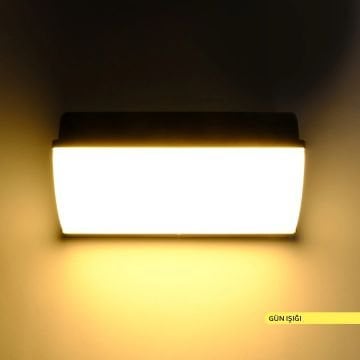 ACK AH07-06400 30 Watt Siyah Dış Mekan LED Aplik - Gün Işığı (3000K) - IP65
