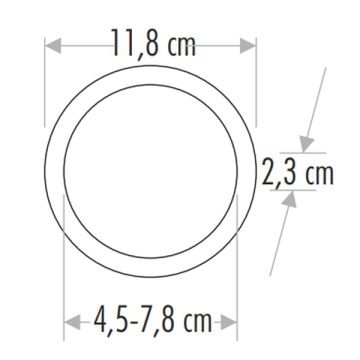 CATA CT-5646 9 Watt Sıva Altı Yuvarlak LED Panel