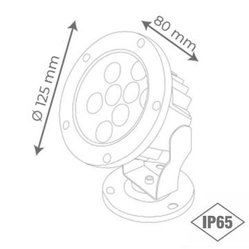 goldX ZE962 9 Watt LED Bahçe Armatürü