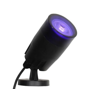 ZİTA 262-Mavi Mavi Camlı Kazıklı Çim Armatürü - PC Gövde - GU10 Duylu - IP65