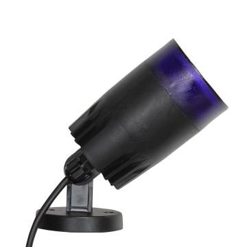 ZİTA 262-Mavi Mavi Camlı Kazıklı Çim Armatürü - PC Gövde - GU10 Duylu - IP65