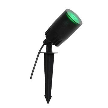 ZİTA 262-Yesil Yeşil Camlı Kazıklı Çim Armatürü - PC Gövde - GU10 Duylu - IP65