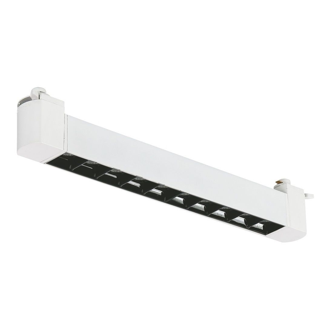 FORLIFE FL-5582 BB 20 Watt 30 cm Siyah Kompakt Lensli Raylı Beyaz Lineer Armatür (OSRAM LED)