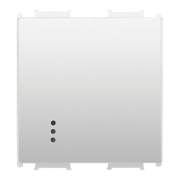 VİKO Ultima/Sistema/Optima WVTR2002-4MW-I Işıklı İki Kutuplu Anahtar (2M) [Metalik Beyaz]