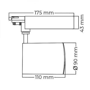 Braytron BD30-01301 Siyah Kasa 30 Watt PHILIPS LED Ray Spot - Gün Işığı (3000K)