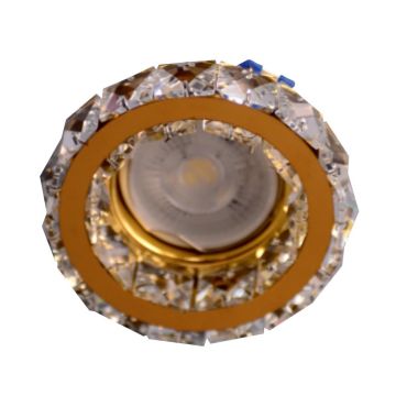 ERKled ERK9012 İlayda Gold Yuvarlak Kristal Spot Kasası