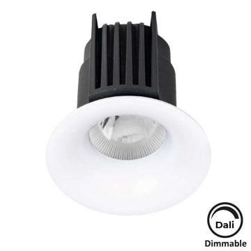 MOLLED MOL1608YM Dali Dimli 12 Watt Beyaz Kasa Sıva Altı Yuvarlak LED Spot